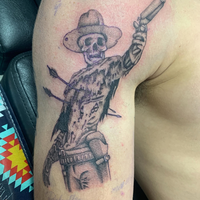 #blackandgreytattoo #michigantattooartist #tattoos #allegoryink — tattoo by Jacob Anderson, Battle Creek, Michigan