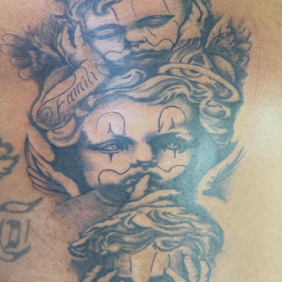 #blackandgreytattoo #michigantattooartist #tattoos #allegoryink — tattoo by Jacob Anderson, Battle Creek, Michigan