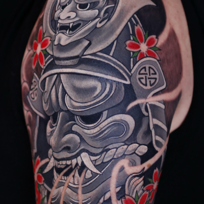 Japanese inspired opaque cover up. — tattoo by Brandon  Quinn, Phoenix, Arizona