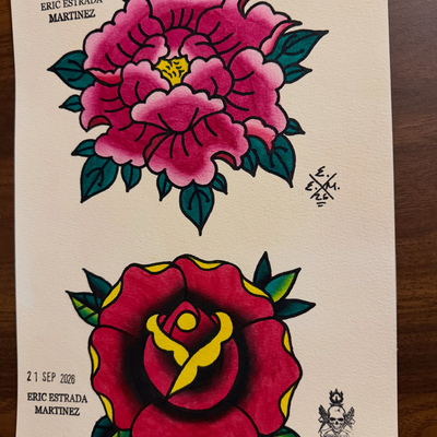 Flash up for grabs. HMU 🤙 if you’re interested. — tattoo by Eric Estrada, Gilbertsville, Pennsylvania