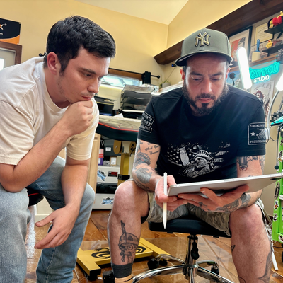 Excited to announce that I’ve officially been accepted as a CapCut Template Crea… — tattoo by Eric Estrada, Gilbertsville, Pennsylvania