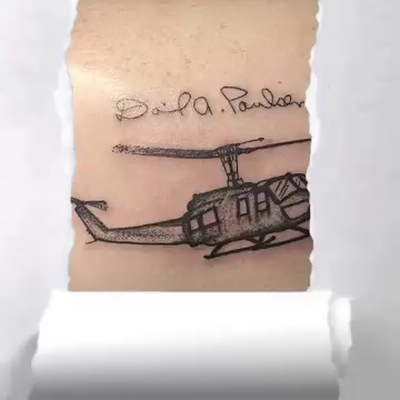 "TRIBUTE Tattoos" by sof
COME GET INKY WITH ME!!😇✌️✨️
#helicopter #Tributetatto… — tattoo by Sof Boussi, Lake Havasu City, Arizona