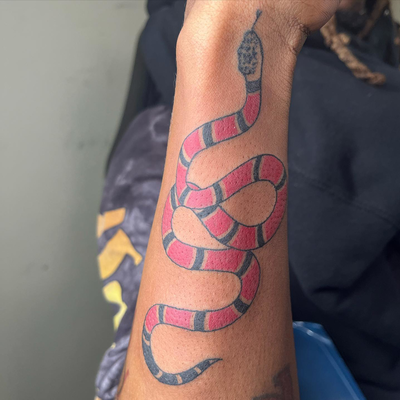 Post by tattooeli on Inker — tattoo by Elijah Cameron, Portland, Oregon