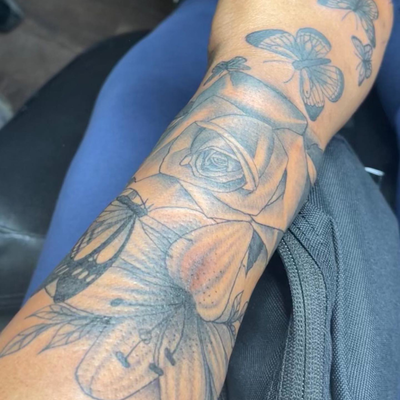 Post by tattooeli on Inker — tattoo by Elijah Cameron, Portland, Oregon