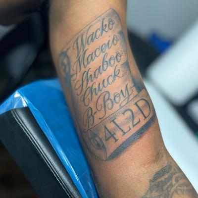 #fromlife2death — tattoo by Elijah Cameron, Portland, Oregon