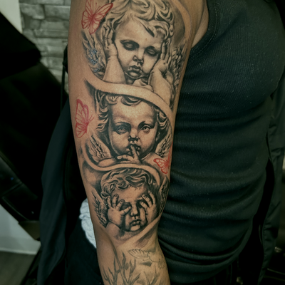 now booking @3elevenink.com — tattoo by R Will, Hartford, Connecticut