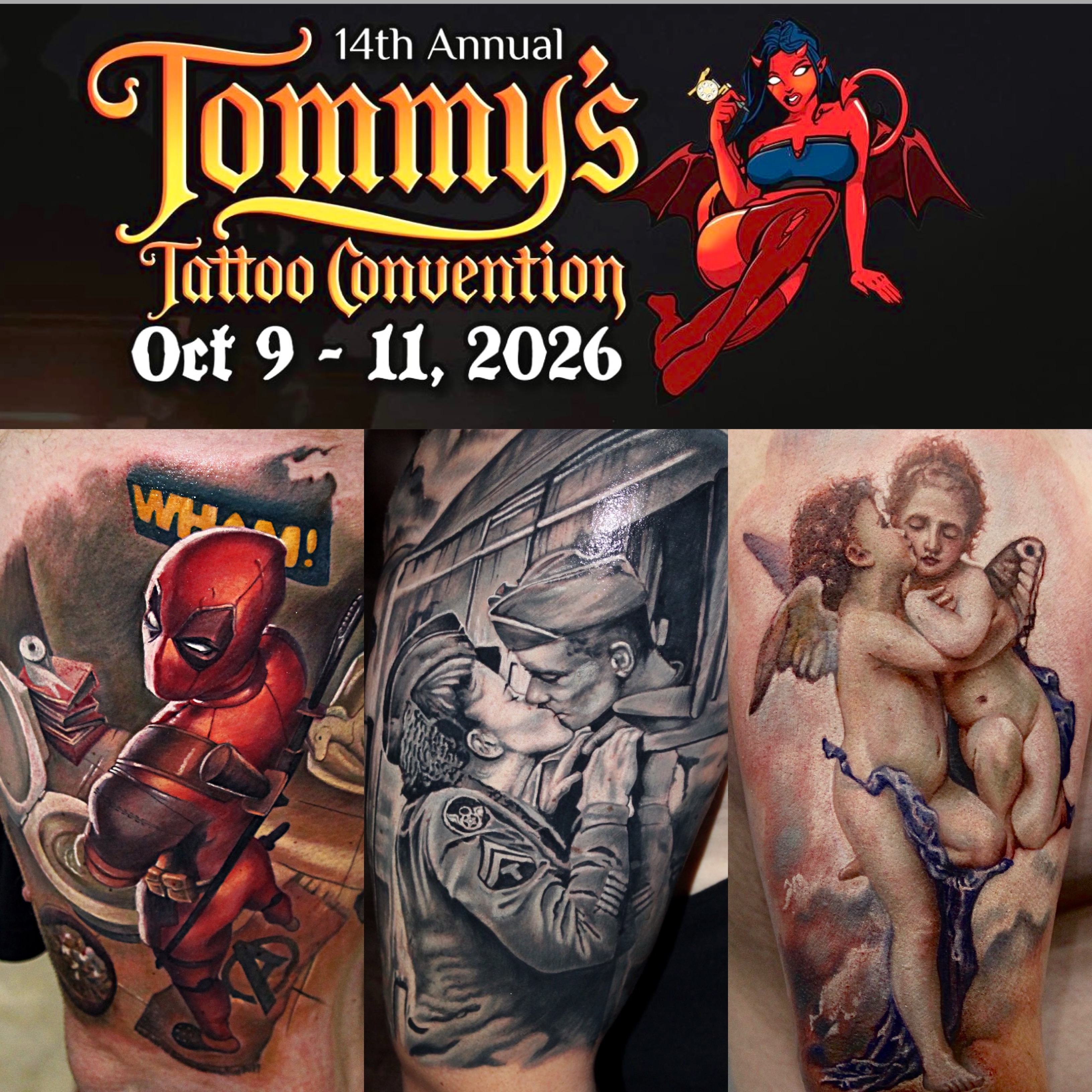💥 MOHEGAN SUN, CONNECTICUT — OCTOBER 9–11 💥

BOOKING NOW!  DMs please

I will … — tattoo by Damien Wickham, Las Vegas, Nevada