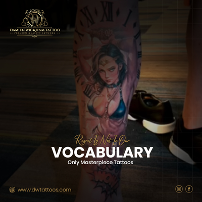 Everyone says it: “I’m going to regret this tattoo!” But at Damien Wickham Tatto… — tattoo by Damien Wickham, Las Vegas, Nevada
