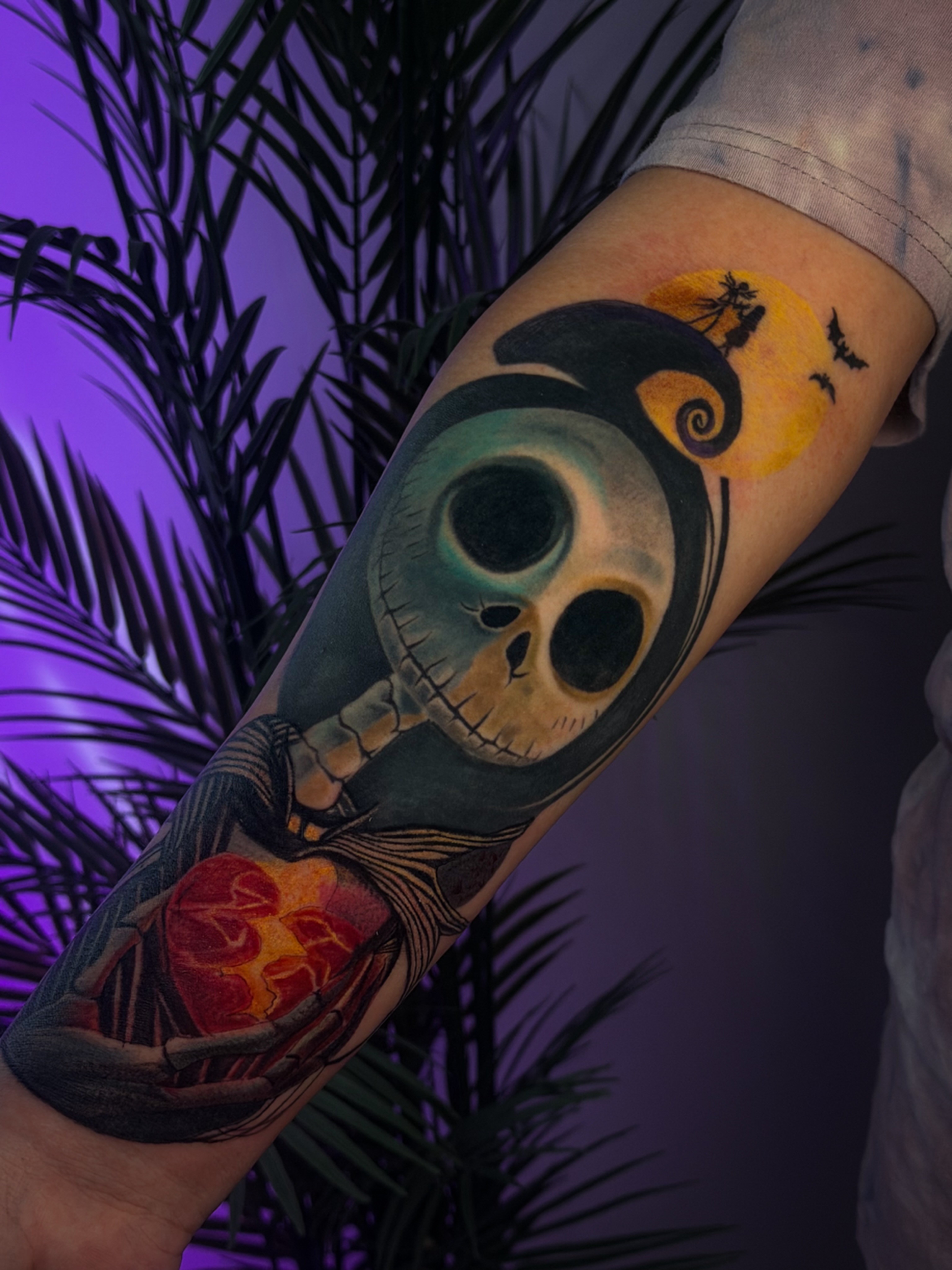 Halloween is basically a personality trait at this point 🎃
Jack in full color —… — tattoo by Yaribel Garcia, New York, New York