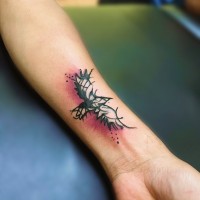 #tattoolife #tattoo #tattooed #minitattoo #dynamicblack #dynamicink #dynamicblac… — tattoo by Alberto Mayén, Naucalpan , México 