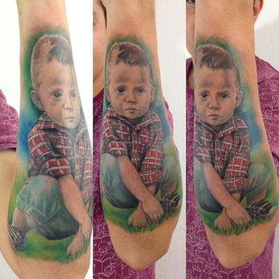Post by dia_blo_tattoo666 on Inker — tattoo by Daniel Ayon, Los Angeles, California