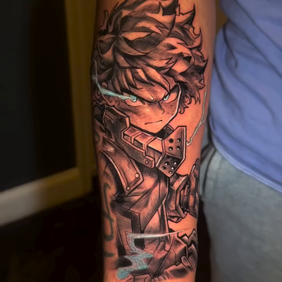 😈🇺🇸🇲🇽 — tattoo by Daniel Ayon, Los Angeles, California