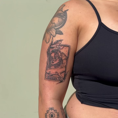 The tattoo that started a whole new series 🌊🦈

I originally drew this ocean-in… — tattoo by Jessica Hurteau, Newport Beach, California