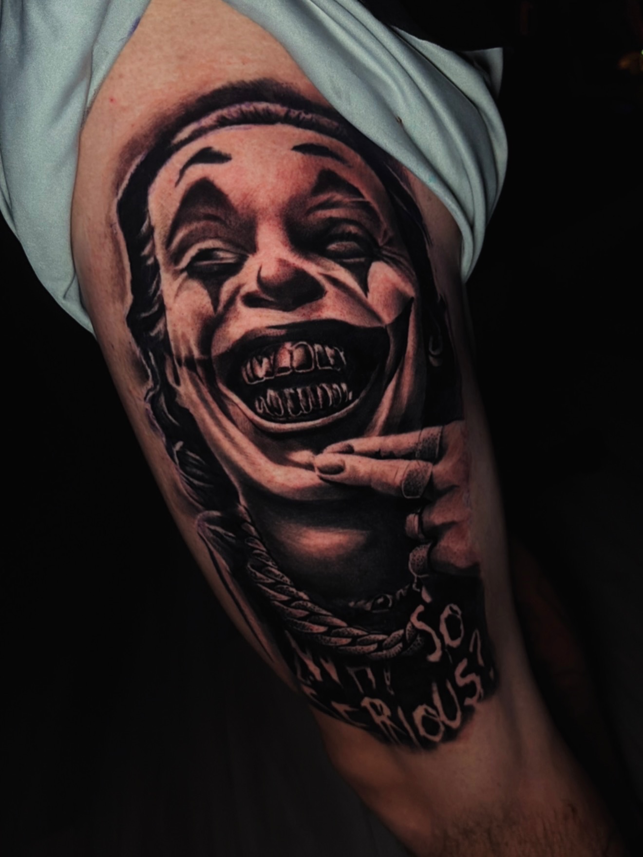 Was pretty cool to do this tattoo on my cousin I met for the first time this wee… — tattoo by Donnie Reynolds, Pueblo, Colorado