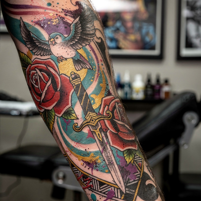 Post by RossAdams on Inker — tattoo by Ross Adams, Urania, Louisiana
