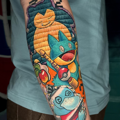 Another one of my signature mixed style Pokémon tattoos! 💖✨

This time, it’s a… — tattoo by Pinkat Tattoo, Scarborough, WA