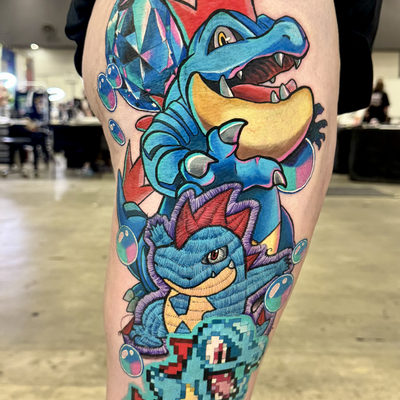 What an unforgettable weekend at Golden Hand Tattoo Convention! 💖

This was my … — tattoo by Pinkat Tattoo, Scarborough, WA