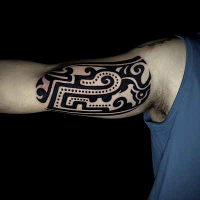 Tatuaje realizado el día de hoy , segunda pieza de proyecto de manga completa pa… — tattoo by Cesar Romero, Tegucigalpa , Francisco Morazan 