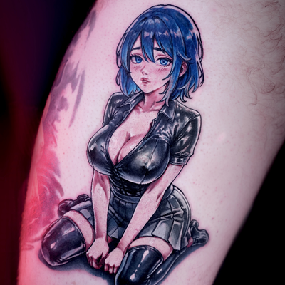 🍒 — tattoo by Egor Kubrak, Boston, Massachusetts