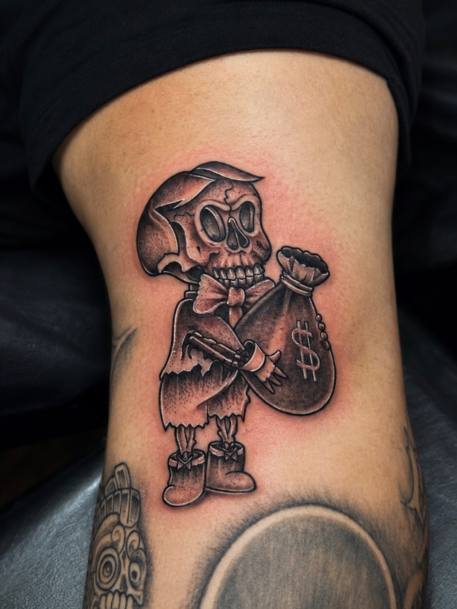 CUSTOM WORK by
@felix562_ • • • • •

Appointments send DM or
Come on down and bo… — tattoo by Felix Perez, Long Beach, California