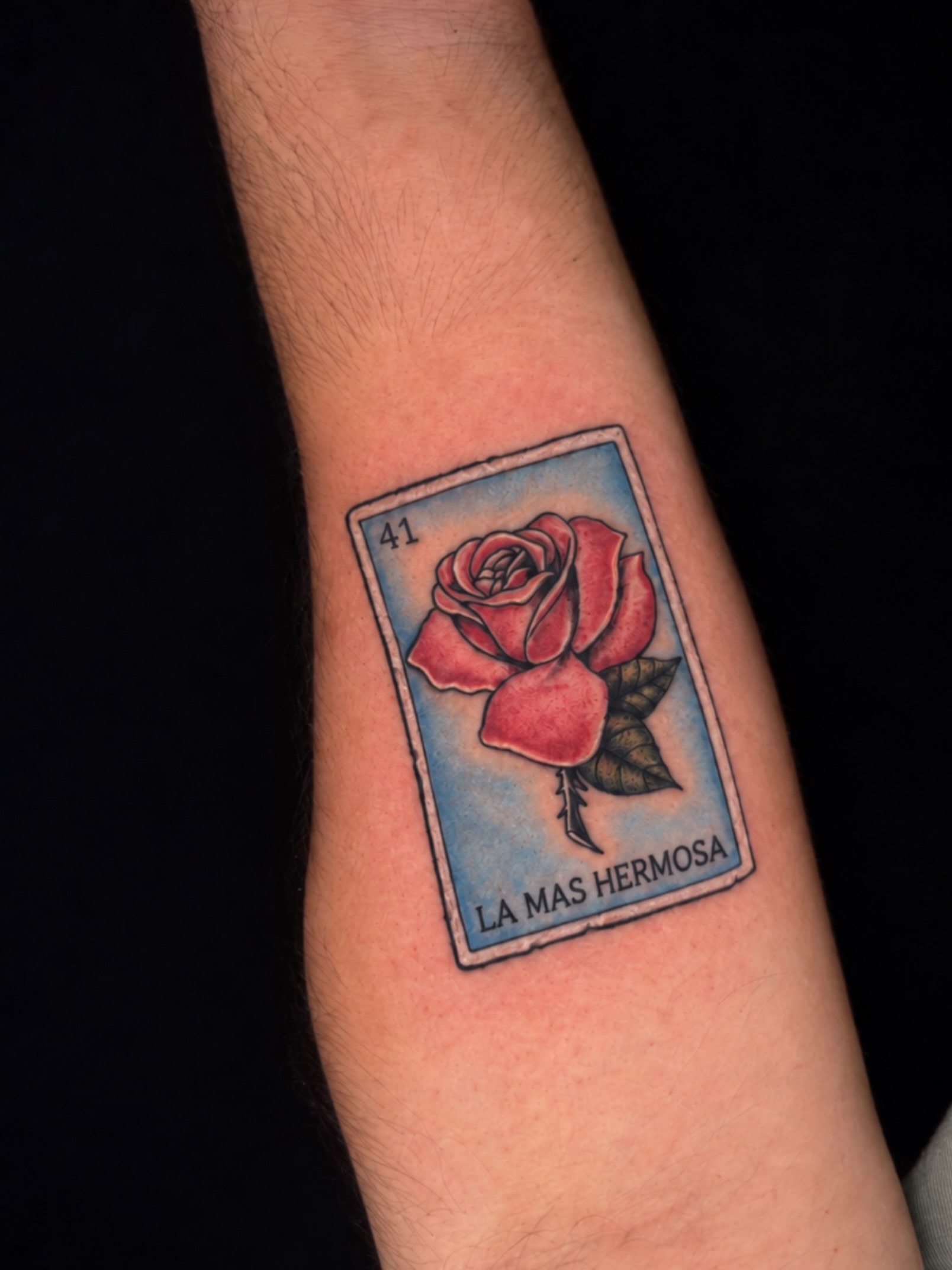 CUSTOM WORK by
@felix562_ • • • • 

Custom Design done “Loteria inspired”
Memori… — tattoo by Felix Perez, Long Beach, California