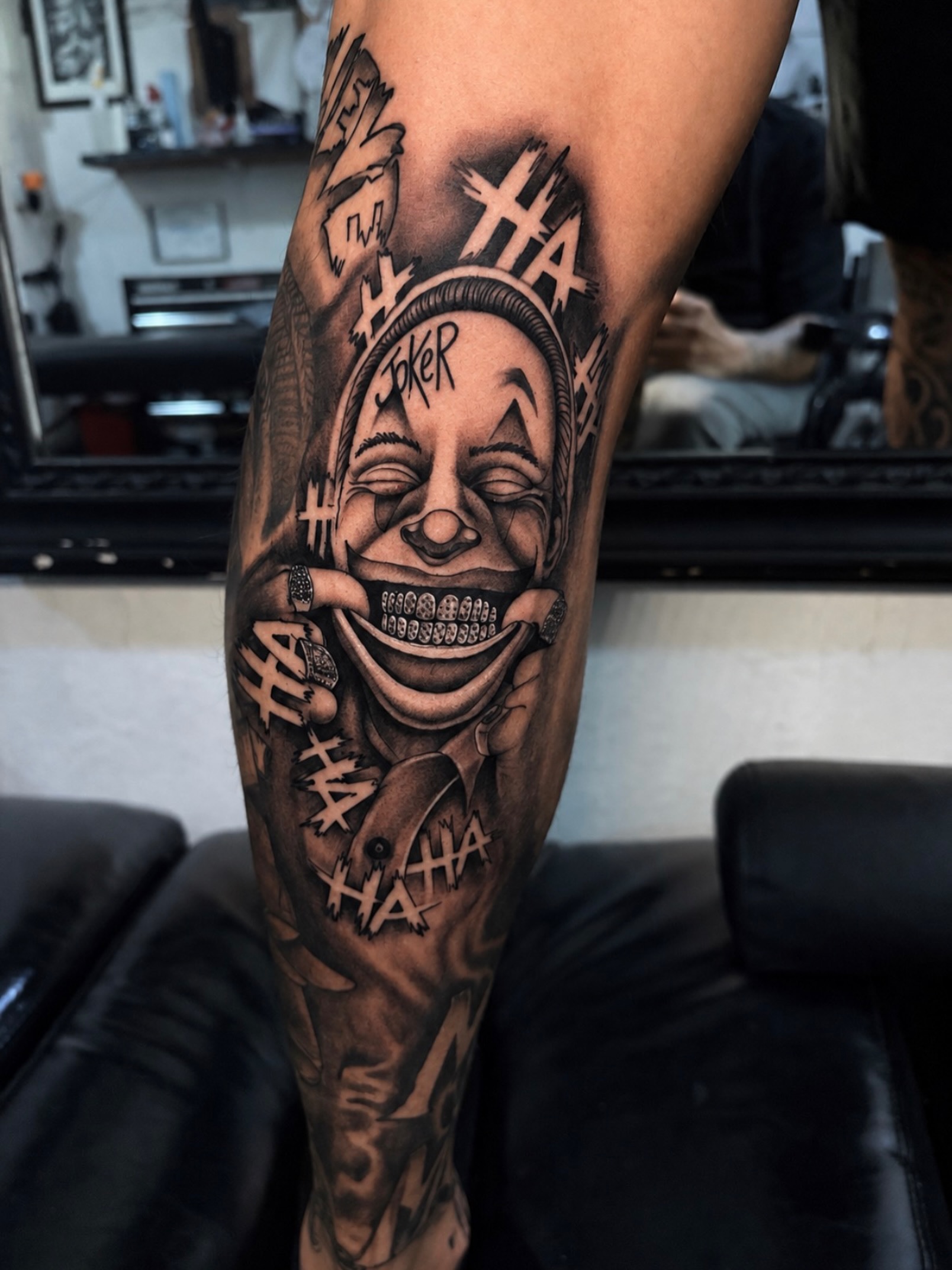 CUSTOM WORK by
@felix562_ • • • • •

Appointments send DM or
Come on down and bo… — tattoo by Felix Perez, Long Beach, California