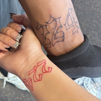Matching Flash Tattoo — tattoo by Alivia Mazile, Laurelton , New York