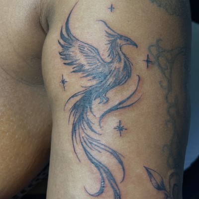 Pheniox Tattoo — tattoo by Alivia Mazile, Laurelton , New York