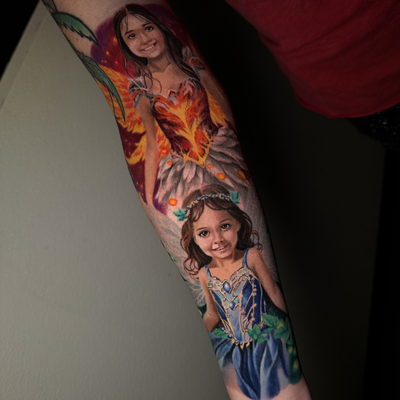 Had an absolute blast making these portraits today @fromtheheart_tattoo  thanks … — tattoo by Mario Guerrero, Wildomar, California