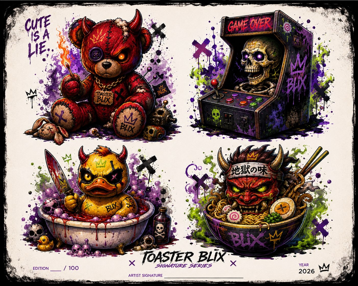 Which one is your favorite? If you could only wear ONE of these for the rest of … — tattoo by Toaster Blix, Banning, California