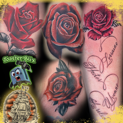 🌹 Timeless Roses, Built to Last 🌹

There’s a reason roses never go out of styl… — tattoo by Toaster Blix, Banning, California