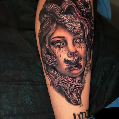Some monsters aren’t born… they’re created.

Every tattoo should tell a story, n… — tattoo by Toaster Blix, Banning, California