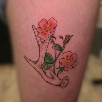 🏵 From my flash designs 🏵 — tattoo by Kyle Soden, Honesdale, PA
