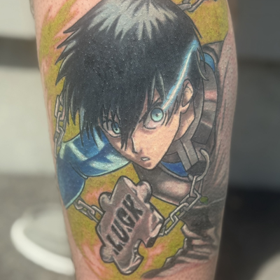 Any Blue Lock fans? ⚽️🔥
Isagi Yoichi 🧩 can’t wait to do more projects like thi… — tattoo by Christopher Alexis, North Providence, Rhode Island