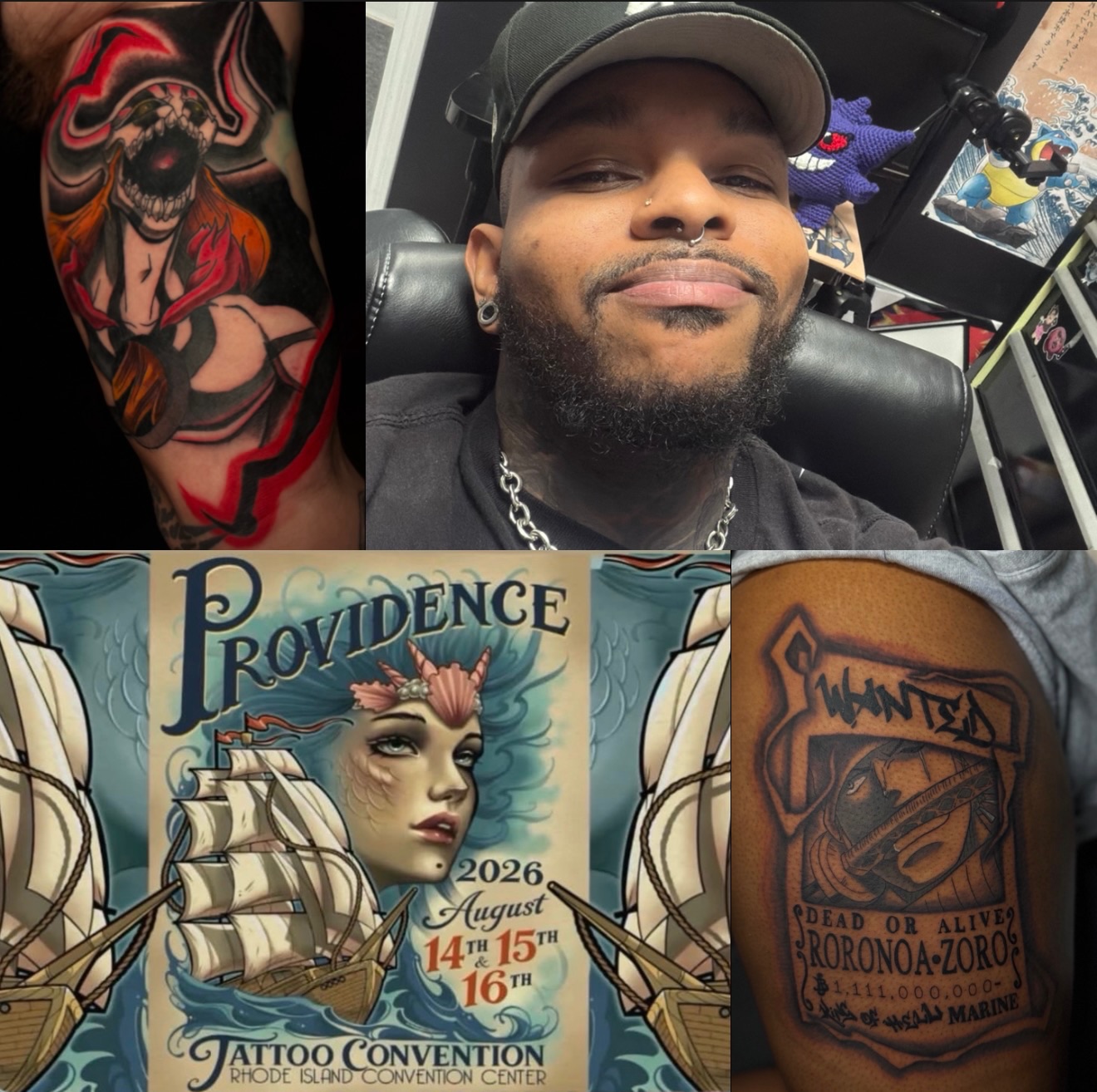 I’m excited to announce that I’ll be tattooing at the 2nd Annual Providence Tatt… — tattoo by Christopher Alexis, North Providence, Rhode Island