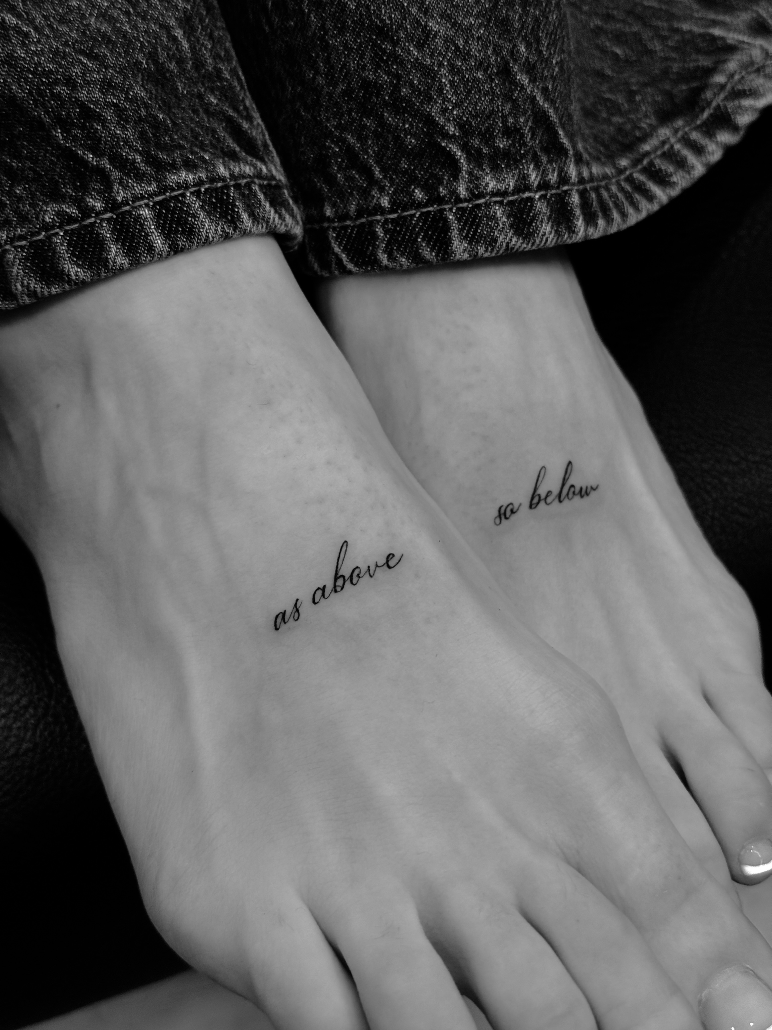 “As Above, So Below” ✨
A timeless reminder that what exists within is reflected … — tattoo by Agnė Kastanauskaitė, Los Angeles, California