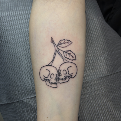 little flash tattoo at glasshouse in jelly rolls goodnight Nashville bar! — tattoo by Brett Ferguson, Nashville, Tennessee