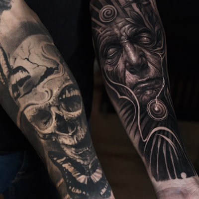 Post by Drewxtattooer on Inker — tattoo by Andreas Christodoulou, Nicosia, Latsia