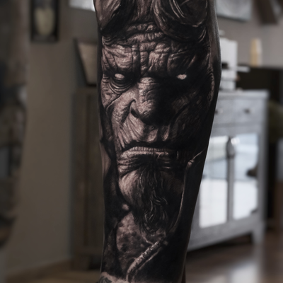 Post by Drewxtattooer on Inker — tattoo by Andreas Christodoulou, Nicosia, Latsia