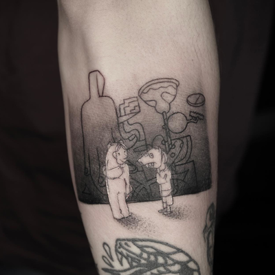 FACES
@macmiller
.
.
.
.
#macmillertattoo #music #artist #tattoos #finelinetatto… — tattoo by Drake Chiesa, San Diego, California