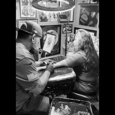 Apparently Tattoo Asylum has a theme song now 😂🤘

Come get poked, make questio… — tattoo by Dorian Perches, Banning, California