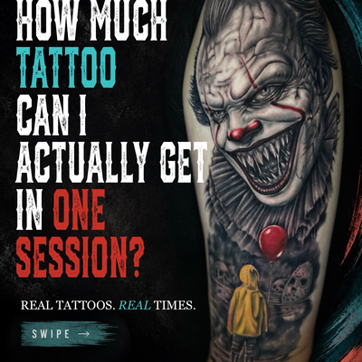 “How much can you actually tattoo in 4, 6 or 8 hours?” 

Instead of trying to ex… — tattoo by Dorian Perches, Banning, California
