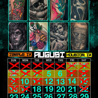 🔥 UPDATED AUGUST AVAILABILITY 🔥

The calendar is filling up, and here’s what’s… — tattoo by Dorian Perches, Banning, California