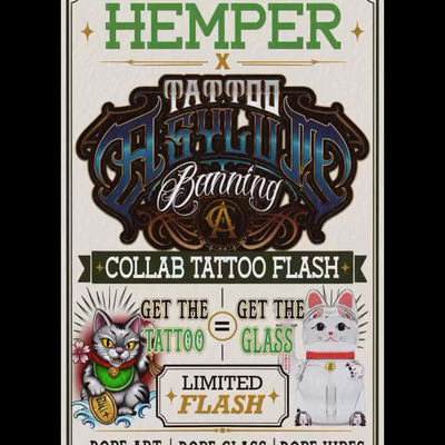 POV: @hemperco trusted a tattoo artist with a lucky cat design. @adam_brami @tat… — tattoo by Dorian Perches, Banning, California