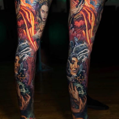 Back to regularly scheduled programming…
Taking on new clients, DM for a free co… — tattoo by Slava Bodrov, San Diego, California