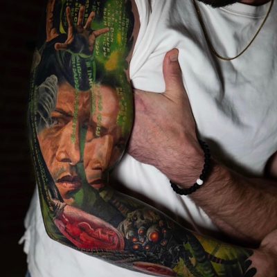 More movie ideas please 🙏 

DM for a free consult 

Booking January 2027

Thank… — tattoo by Slava Bodrov, San Diego, California