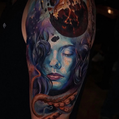 Before & After - BOOKS OPEN! DM FOR A FREE CONSULT — tattoo by Slava Bodrov, San Diego, California