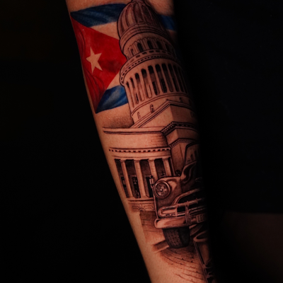 Post by Balinyc on Inker — tattoo by Angel Garcia, New York City, New York