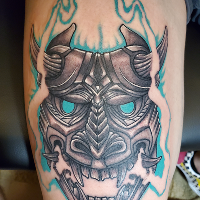 OniMec — tattoo by Clint Selvey, Forney, Texas