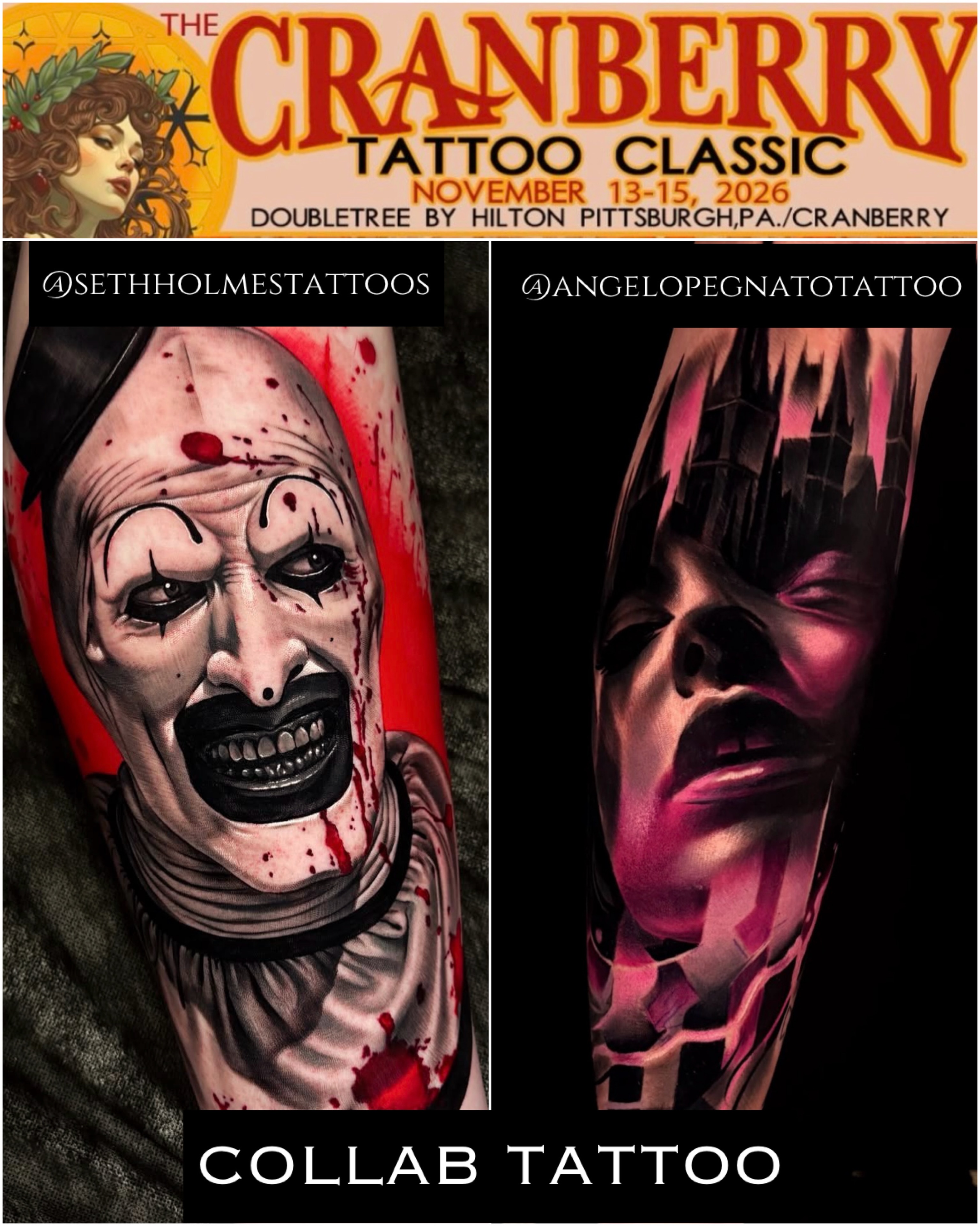 @angelopegnatotattoo and I are looking for a client for the @cranberrytattooclas… — tattoo by Seth Holmes, Pittsburgh, Pennsylvania